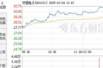 CPO概念股午后再度走强，环旭电子涨停